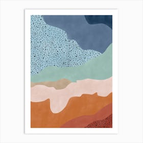 Abstract Landscape Painting No.1 Art Print