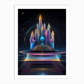 Disney Castle 4 Art Print