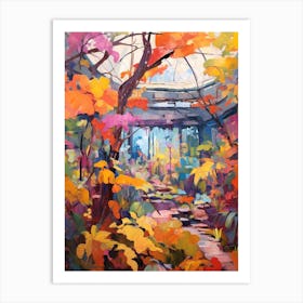 Autumn Gardens Painting Muttart Conservatory Canad 2 Art Print