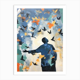 'Birds In Flight' 1 Art Print