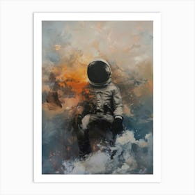 Astronaut In Space 8 Art Print