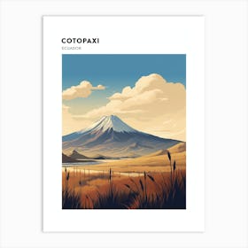 Cotopaxi National Park Ecuador 1 Hiking Trail Landscape Poster Art Print
