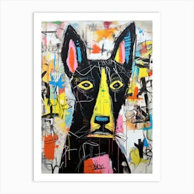 Funny Doberman Art Print