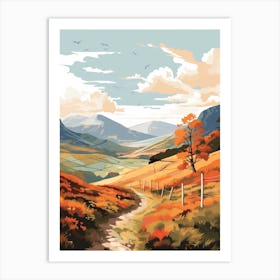 The Great Glen Way Scotland 3 Hiking Trail Landscape Art Print