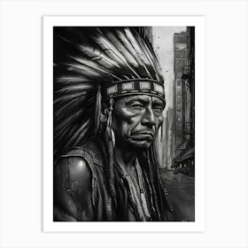 Indian Chief 2 Art Print