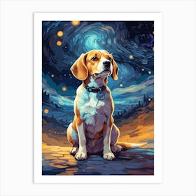 Beagle Art 1 Art Print