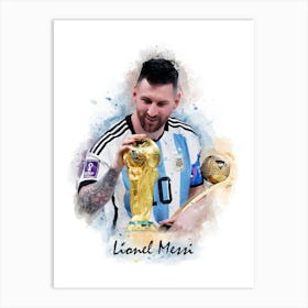 Lionel Messi 18 Art Print