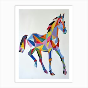 Geometric Horse Art Print