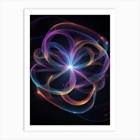 Abstract Flower 1 Art Print