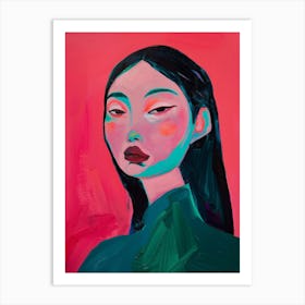 Asian Woman 49 Art Print