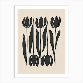 Abstract Tulips No 1591 Art Print