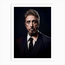 Color Photograph Of Al Pacino Art Print