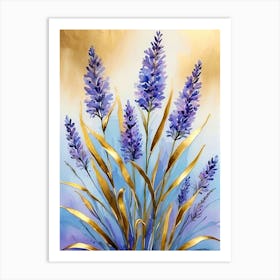 Lavender Flowers Art Print