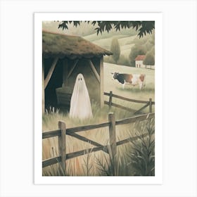 Ghost In The Barn Art Print