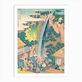Rōben Waterfall At Ōyama In Sagami Province, Katsushika Hokusai Art Print