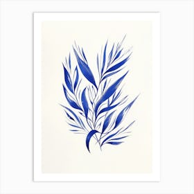 Blue Eucalyptus Art Print