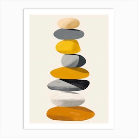 Zen Stones Art Print