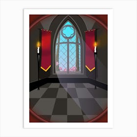 Room In A Castle Art Print