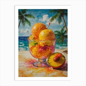 Ice Cream On The Beach 2 Art Print