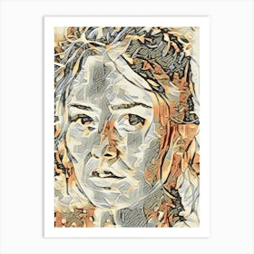 Portrait Of A Woman 59 Art Print