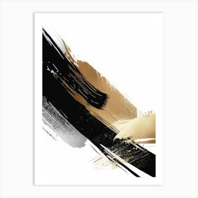 Abstract Brush Strokes 42 Art Print