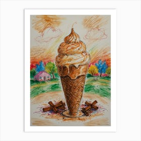Ice Cream Cone 22 Art Print