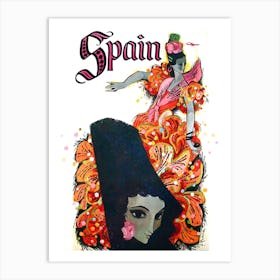 Spain, Two Spanish Dancers Art Print