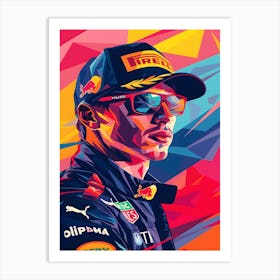 Max Verstappen 4 Art Print