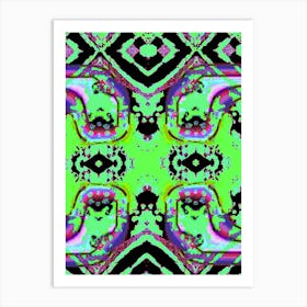 Abstract Psychedelic Pattern 3 Art Print