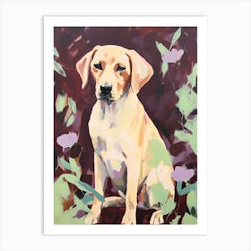 A Rhodesian Ridgeback Dog Painting, Impressionist 2 Art Print