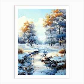 Winter Landscape Art Print