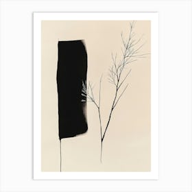 'Black Tree' Art Print