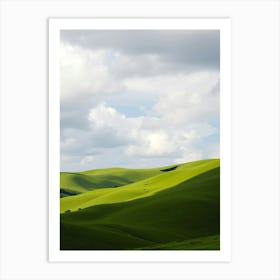 Green Hills In Tuscany Art Print