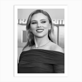 Scarlett Johansson Attends The European Premiere Of Transformers One At Cineworld Cinemas On September 19, 2024, In London, England Art Print