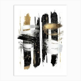 Black And Gold Canvas Print 14 Art Print