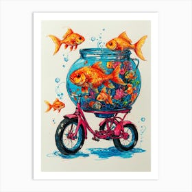 Goldfish Bowl Art Print