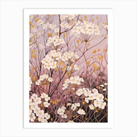 Gypsophila Babys Breath 1 Flower Painting Art Print