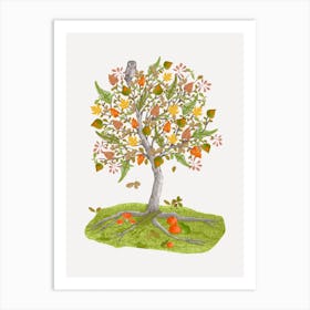 Autumn Tree Art Print