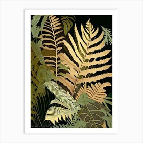 Royal Fern Rousseau Inspired Art Print