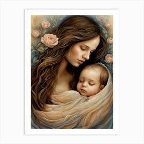 Mother And Child Art Print