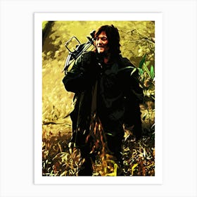 the Walking Dead - daryl Art Print