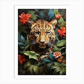 Jaguar In The Jungle art print 1 Art Print