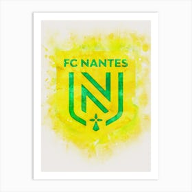 Nantes Brokem Glass Watercolor Art Print