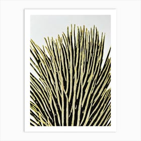 Acropora Gomezi Linocut Art Print