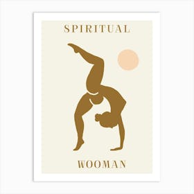 Spiritual Wooman 3 Art Print