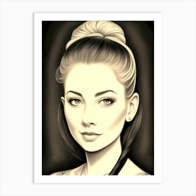 (A beautiful woman) Maybe she looks like your girlfriend 3 Art Print