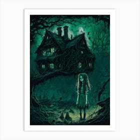 Witch's Tree House Art Print