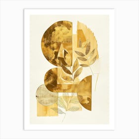 Gold Leaf 34 Art Print