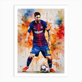 Lionel Messi Art Print