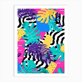 Zebra Pattern 1 Art Print